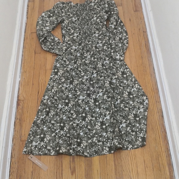 Rare REFORMATION Anton Linen Dress in Linseed Print - Picture 7 of 7